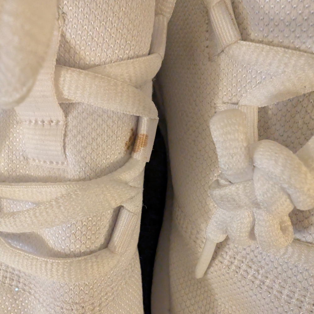 Adidas White High-Top Sneakers (Sz - Picture 3 of 9